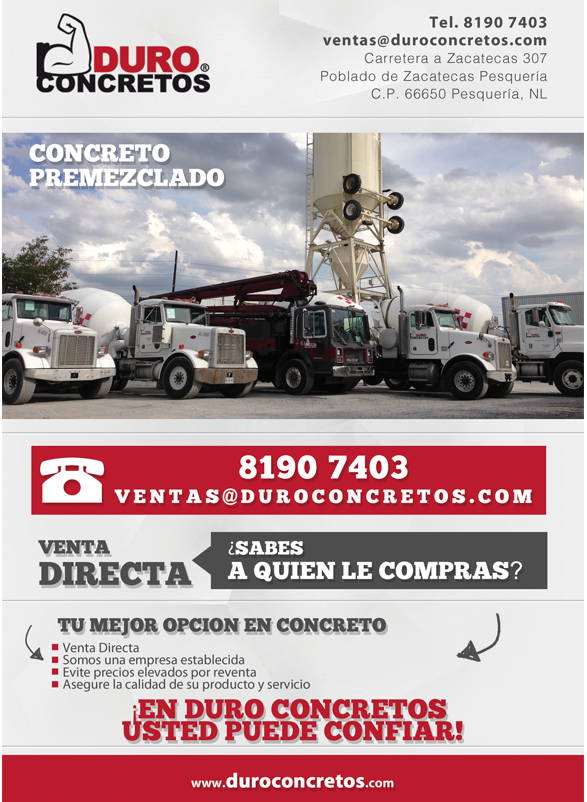 engañar equipo Definición Concreto en Sitio, Suministro de Concreto en Sitio | Duro Concretos  Monterrey México